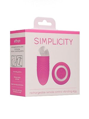Ethan - Rechargeable Remote Control Vibrating Egg - Pink - image 2
