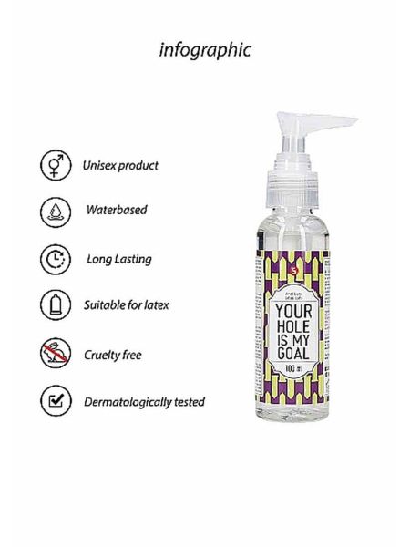 Anal Lube - Your Hole Is My Goal - 100 ml - 5