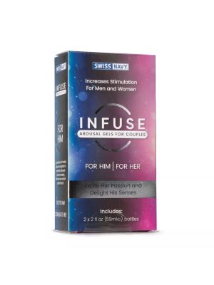 Infuse - 2 in 1 Arousal Gel for Couples - 2 x 2 fl oz / 59 ml - image 2