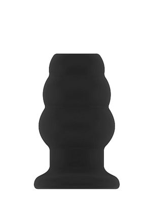 No.49 - Small Hollow Tunnel Butt Plug - 3 Inch - Black