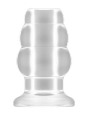 No.51 - Large Hollow Tunnel Butt Plug - 5 Inch - Translucent