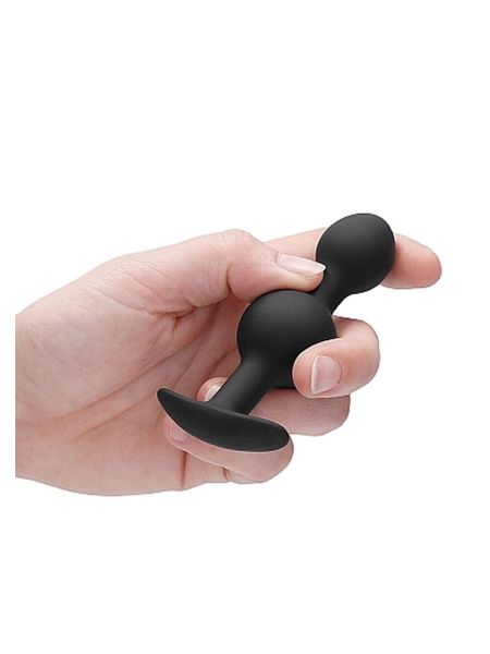 N0. 90 - Self Penetrating Butt Plug - Black - 6