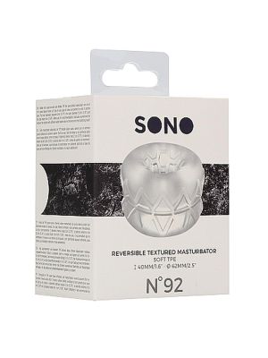 N0. 92 - Reversible Masturbator and Bumper - Transparent - image 2