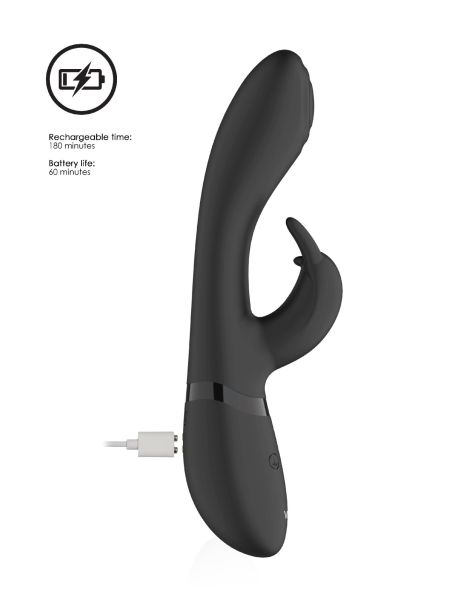 Cato - Pulse G-spot Rabbit - Black - 11