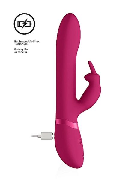 Amoris - Stimulating Beads Rabbit - Pink - 14
