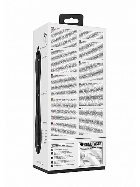 Nilo - Pinpoint Rotating G-spot Rabbit - Black - 4