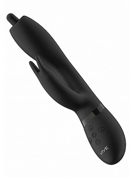 Nilo - Pinpoint Rotating G-spot Rabbit - Black - 8