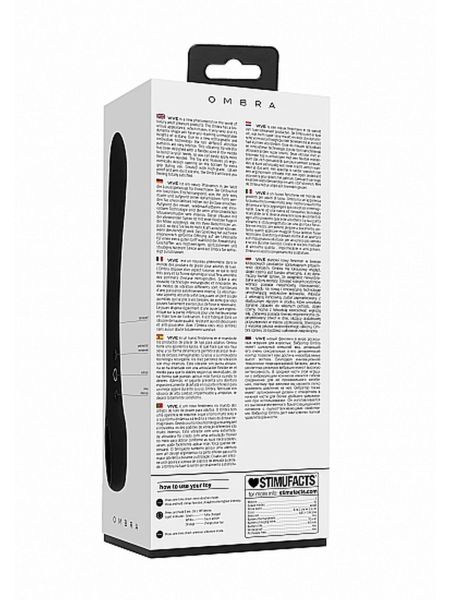 Ombra - Bendable Vibrator Punkt G - Black - 4