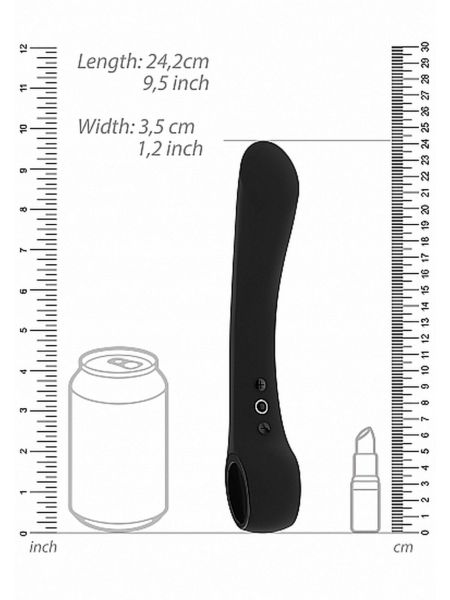 Ombra - Bendable Vibrator Punkt G - Black - 5