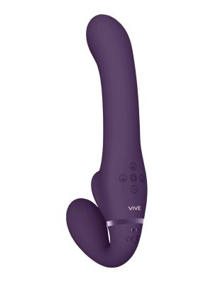 Ai - Dual Vibrating & Air Wave Tickler Strapless Strapon