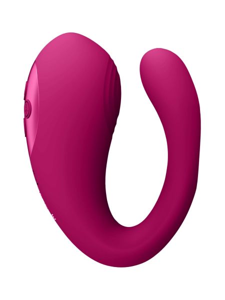 Yoko - Triple Action Vibrator Dual Prongs with Clitoral Pulse Wave - 5