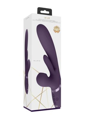 Kura - Thrusting G-Spot Vibrator with Flapping Tongue and Pulse Wave Stimulator - image 2