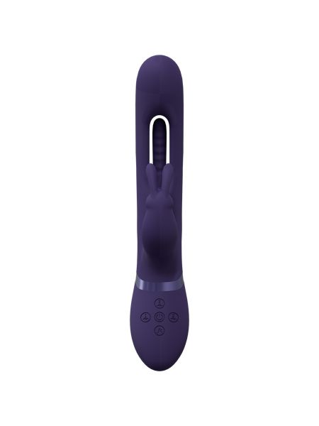 Mika - Triple Rabbit with G-Spot Flapping - Purple - 5