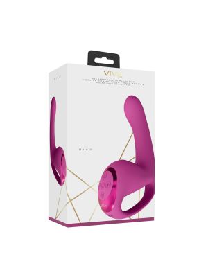 Riko - Rechargeable Triple Action Thumper with Advanced Finger Motion & Pulse Wave Stimulator - Pink - image 2