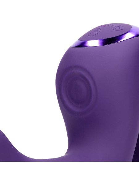 Riko - Rechargeable Triple Action Vibrator with Advanced Finger Motion & Pulse Wave Stimulator – Purple - 8