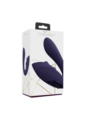 VIVE - Yuki - Rechargeable Dual Motor - G-Spot Vibrator with Massaging Beads - Purple - image 2