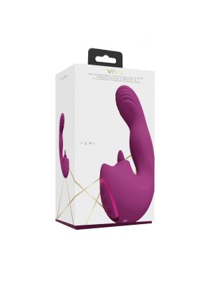 VIVE - Yumi - Rechargeable Triple Motor - G-Spot Finger Motion Vibrator and Flickering Tongue Stimulator - image 2