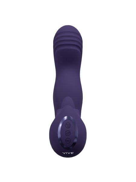 VIVE - Yumi - Rechargeable Triple Motor - G-Spot Finger Motion Vibrator and Flickering Tongue Stimul - 6