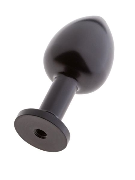 MALESATION Alu-Plug with suction cup small, black - 4