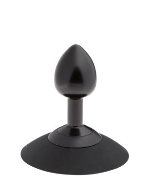 MALESATION Alu-Plug with suction cup small, black - image 2