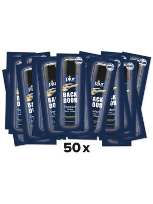 Żel-pjur Backdoor Comfort glide 2ml.-waterbased lubricant with hyaluronan - 50 sztuk