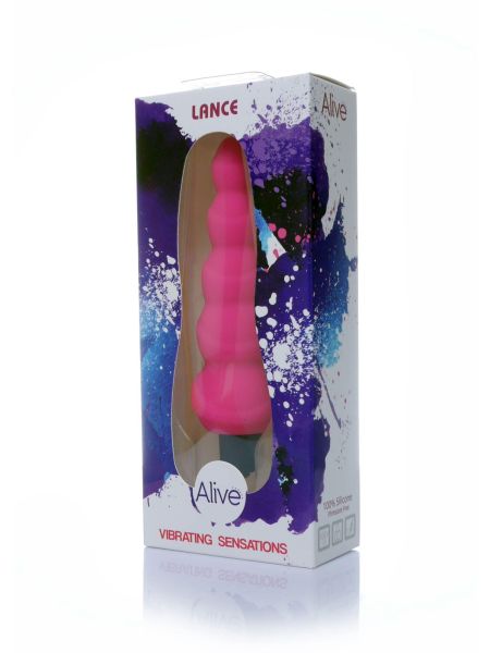 Plug/vibr-Wibrator - Lance.Plug.Vibrator.Medical Silc.Pink