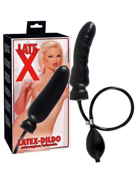 Latex Dildo inflatable - 3