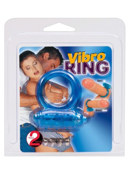 Vibrating cockring blue