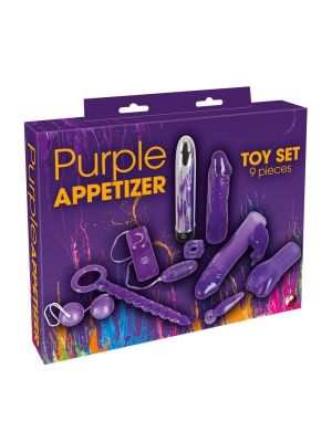 Purple Appetizer 9-piece set