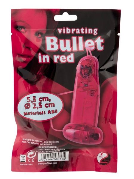 Vibrating Bullet red