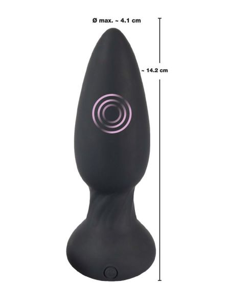 Black Velvets RC Vibrating Plu - 7