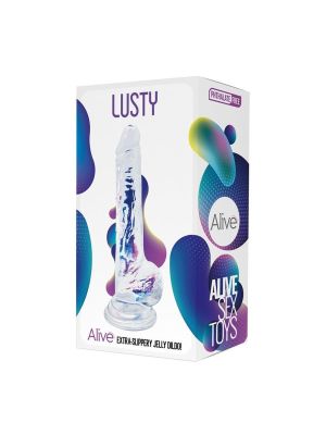 Dildo-AL.Lusty (Jelly Clear) - image 2