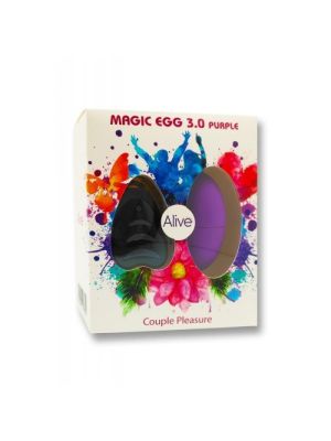 Jajko/wibr-Wibrator Egg 3.0 PURPLE Remote control - image 2