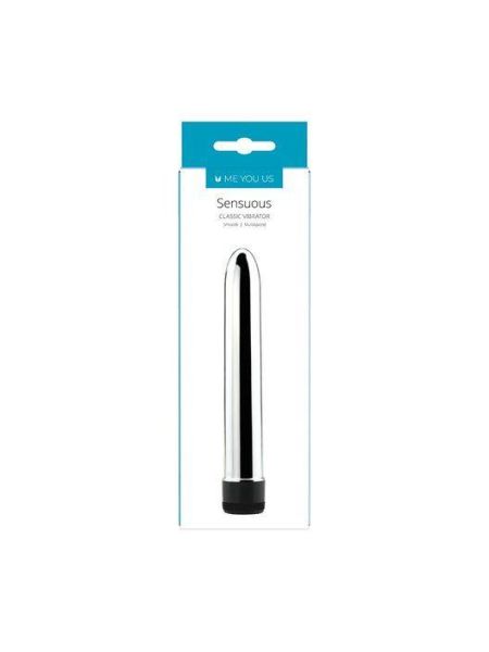 Wibrator- Me You Us Sensuous Smooth Vibrator Silver - 2