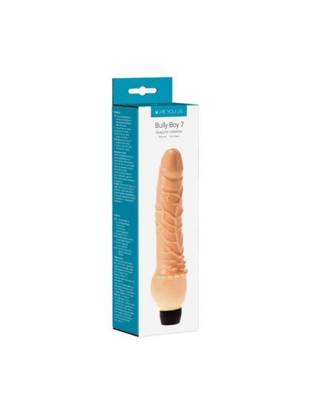 Wibrator- Me You Us Bully Boy 7 Realistic Vibrator Flesh - 2