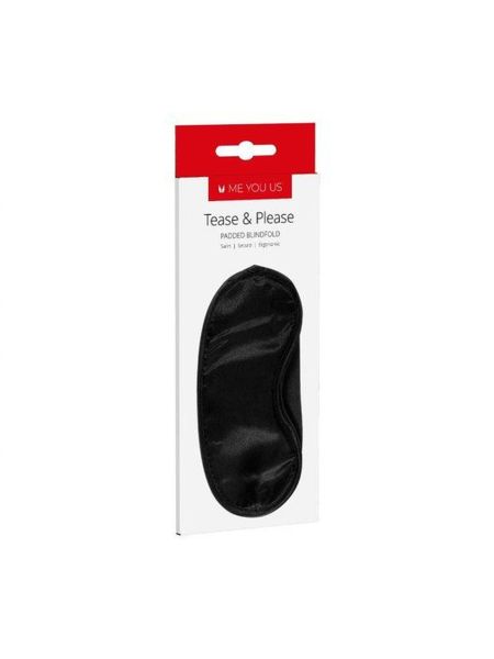 Maska- Me You Us Tease And Please Padded Blindfold Black - 4