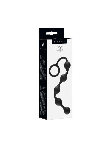Plug/kulki-Onyx Silicone Anal Beads