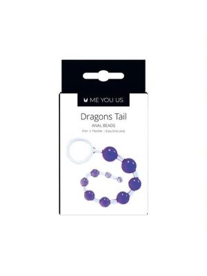 Plug/kulki- Me You Us Dragonz Tail Anal Beads Violet