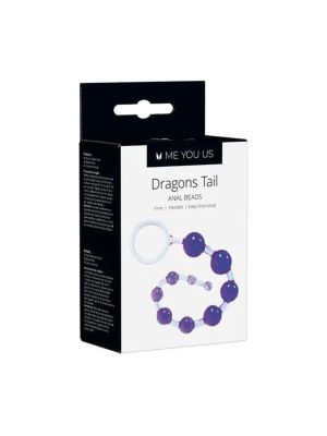 Plug/kulki- Me You Us Dragonz Tail Anal Beads Violet - image 2
