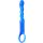 Plug/kulki- Me You Us Ridged Anal Teaser Blue