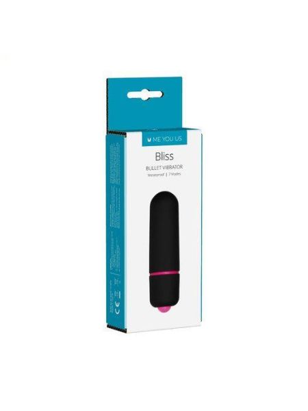 Wibrator-Me You Us  Bliss 7 Mode Mini Bullet Vibrator Black - 3