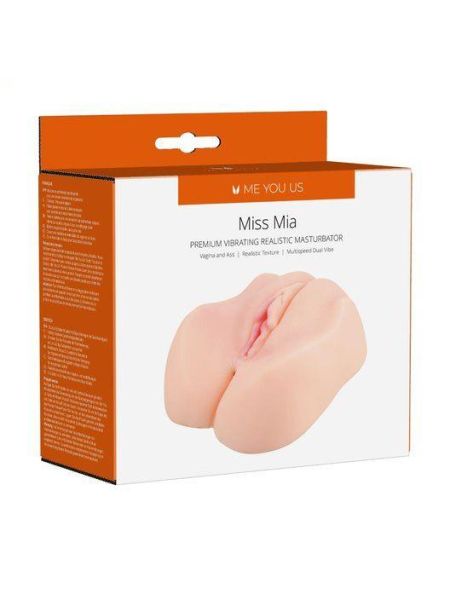 Masturbator- Me You Us Miss Mia Premium Vibrating Realistic Masturbator Flesh - 2