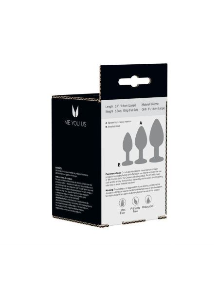 Me You Us Trio Of Jewels Black - 6