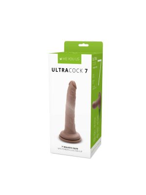 Me You Us Silicone Ultra Cock Caramel 7in - image 2