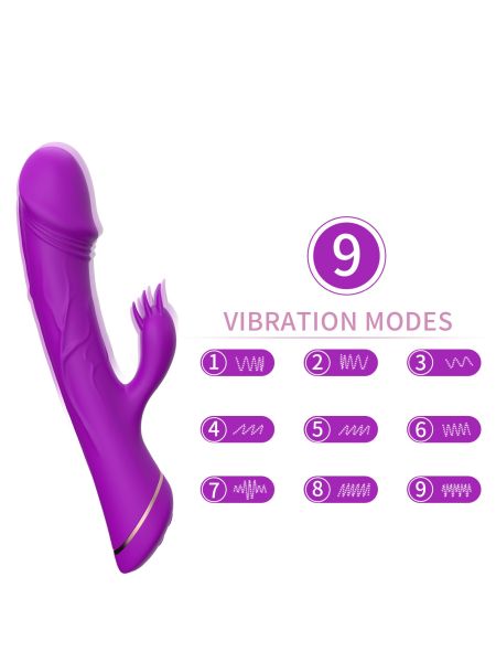 Rubberco Purple, 2* 9 vibration functions - 3