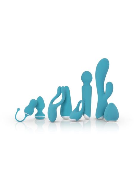 Wibrująca zatyczka analna San Rafael — Azul - 10