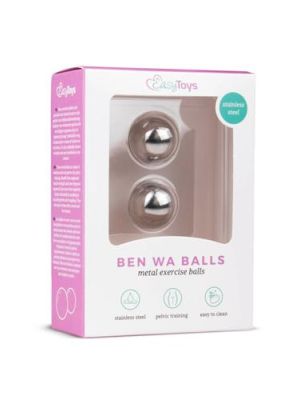 Kulki-Silver ben wa balls - 19mm