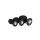 Plug-Diamond Plug Set-Black