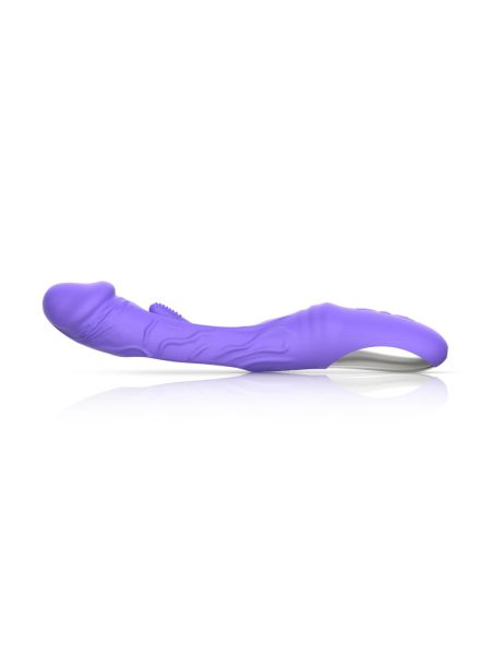 Good Vibes Only - Flax Vibrating Dildo with G-Spot Stimulator - 3