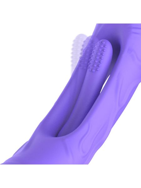 Good Vibes Only - Flax Vibrating Dildo with G-Spot Stimulator - 6
